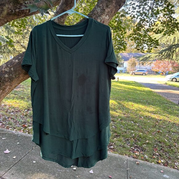 Latched Mama V-Neck Nursing Tee 2.0 (Maternity or Nursing Friendly) - Picture 1 of 3